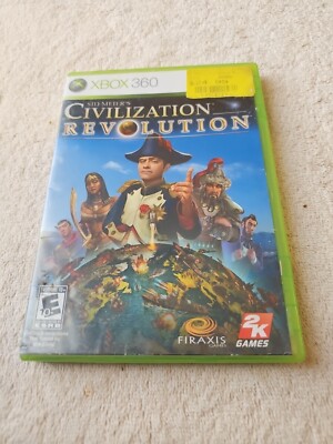 Sid Meier's Civilization Revolution (Microsoft Xbox 360, 2008) Complete