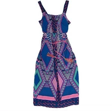 Paper Doll Girls Youth Dress - Royal/Pink - Size: 14