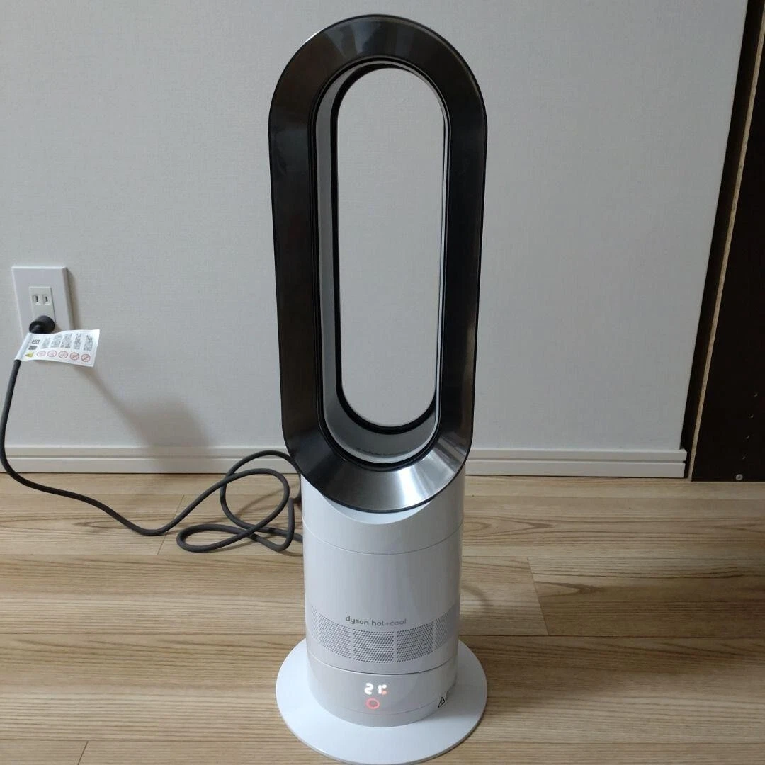 Dyson Hot & Cool AM09 Fan Heater Iron Remote Control White