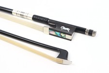 Advance 4/4 Violin Bow Black Carbon fiber Great Balance Natural Bow Hair