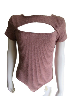 YMI Collections Brown Bodysuit SZ XL