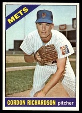 1966 Topps Gordon Richardson Set Break New York Mets #51