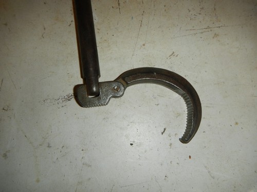 Vintage 16" long Sink Basin Pipe Nut Wrench Plummer Hand Repair Tool - Picture 5 of 5