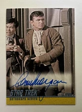 STAR TREK TOS 40TH ANNIVERSARY SERIES 2 A153 SEAN MORGAN AS LT. O'NEIL AUTOGRAPH