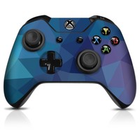 Controller Gear Controller Skin - Dark Blue Poly - Officially Licensed By Xbo... Controller Gear Controller Skin - Dark Blue Poly - Officially Licensed By Xbo...