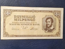HUNGARY - 1 MILLION 1946 - XF BANKNOTES..