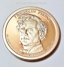 2010 S Franklin Pierce Presidential  *PROOF* Dollar Coin **FREE SHIPPING**