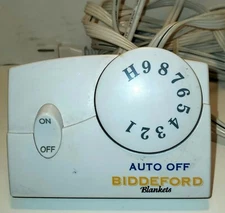 Biddeford Electric Blanket Heat Controller  TC11BA Off White Heat Control
