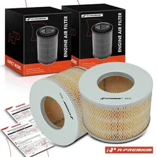 2Pcs Engine Air Filter for Toyota Land Cruiser 1960-1974 81-97 Lexus LX450 96-97
