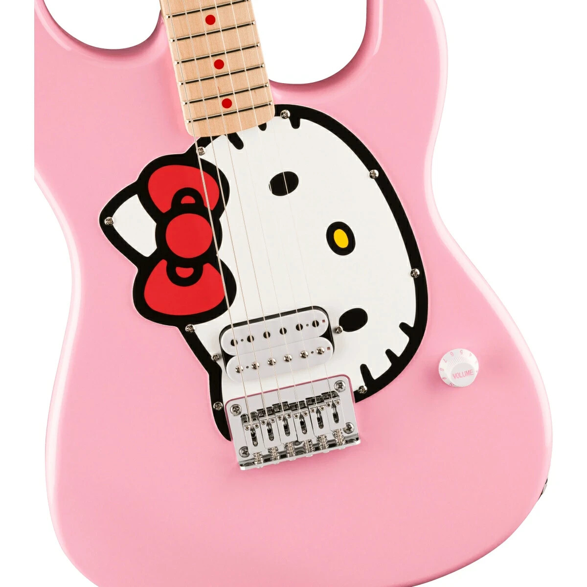 Squier by Fender Limited Hello Kitty Stratocaster Electric Guitar