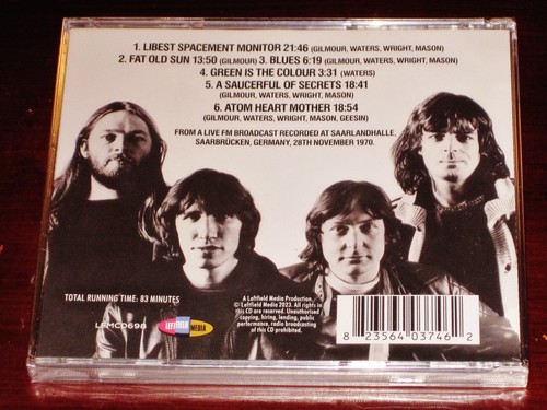 Pink Floyd: Atomic Saucers - Germany Broadcast 1970 CD 2023 Leftfield UK NEW - Picture 2 of 2