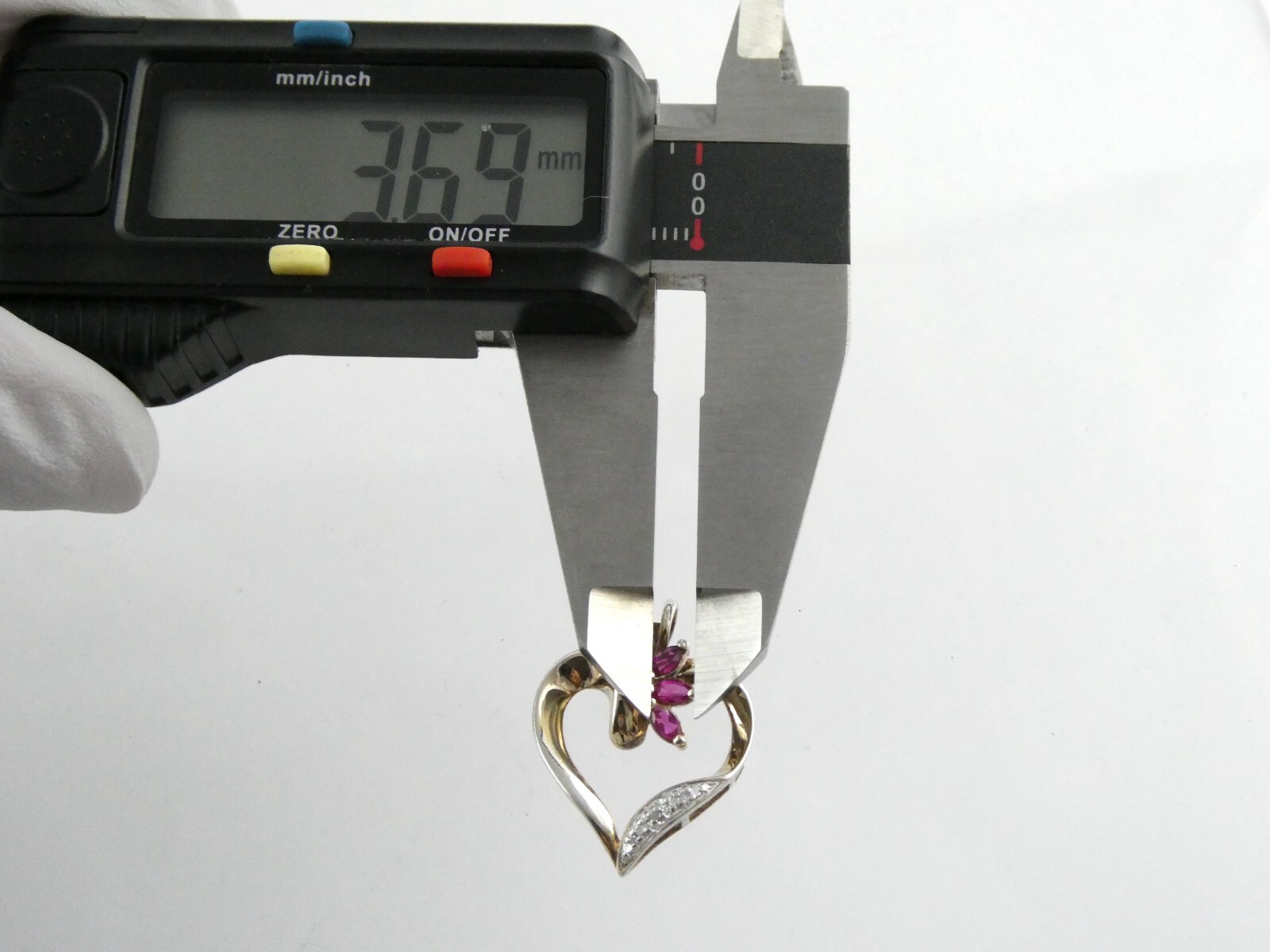 Ross Simons Sterling Silver Gilded Ruby Heart and… - image 12