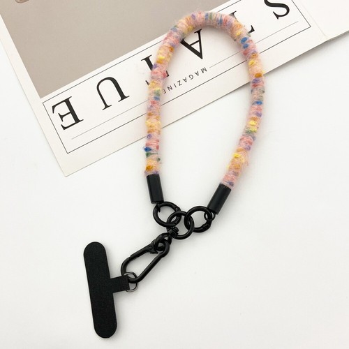 Handwoven Mobile Phone Lanyard Fiber Hanging Rope Phone Wrist Straps - Photo 16 sur 19