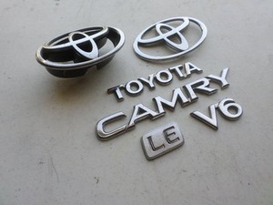 97-01 Toyota Camry Le V6 Hood Logo 75311-AA020 Tailgate 75441-33040 Emblems Set | eBay