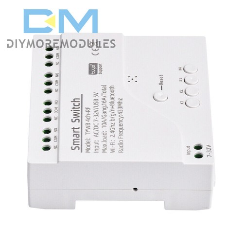 1/2/4CH Smart WiFi Switch Relay Module Wireless Remote DC 7-32V/AC85-250V 433MHZ - Picture 4 of 33