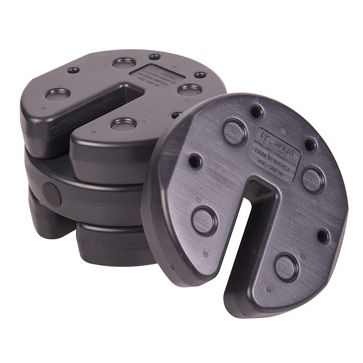 Weights Set Of 4 With No-pinch Design For Easy Installation,