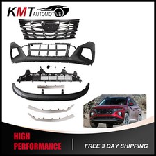 New Complete Front Bumper Cover Grille Set For 2022 2023 2024 Hyundai Tucson