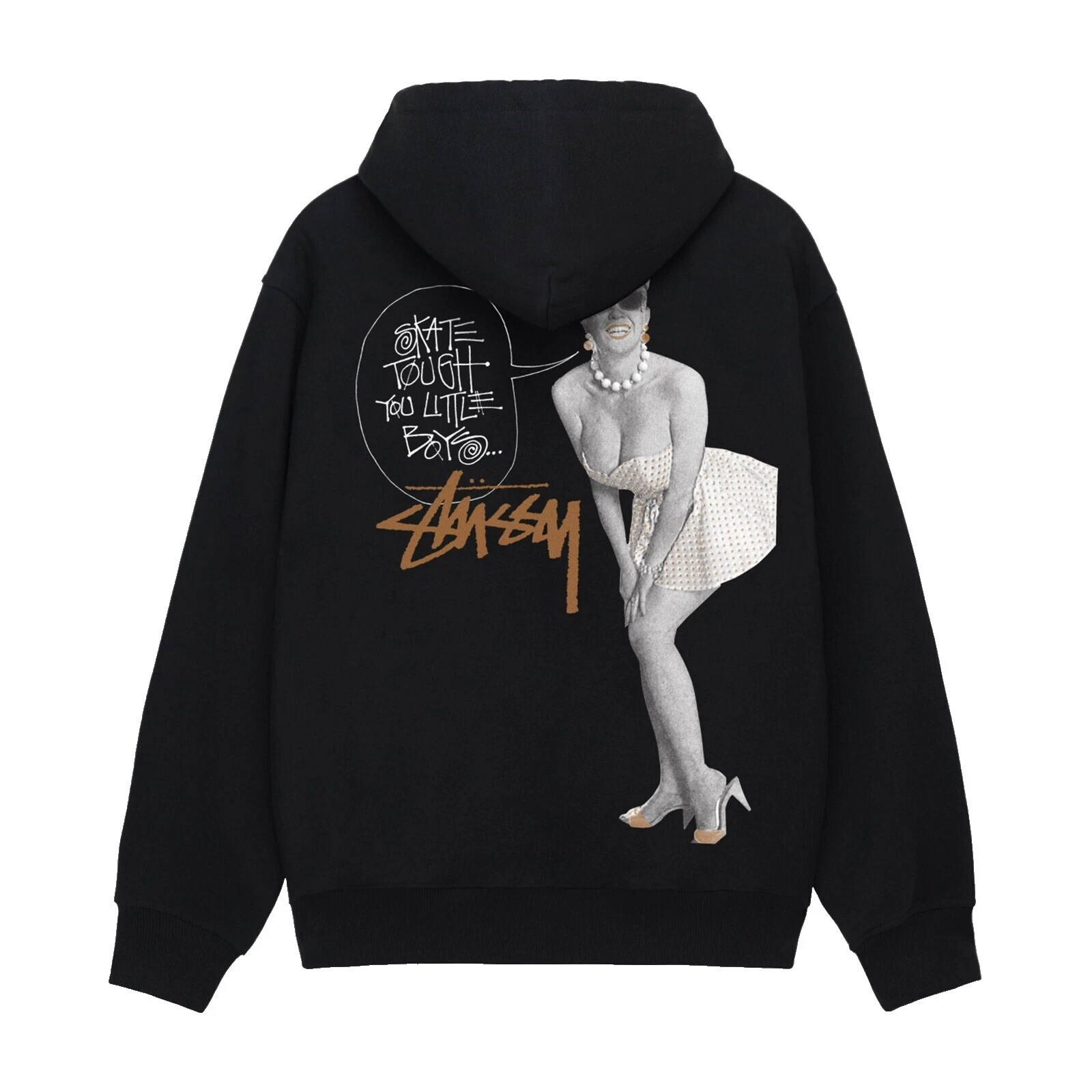 Stussy Black Hoodies & Sweatshirts for Men