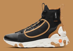 nike react ianga black wheat