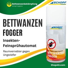 Bettwanzen-Fogger Insekten Feinspr&uuml;hautomat Raumvernebler gegen Ungeziefer 150ml