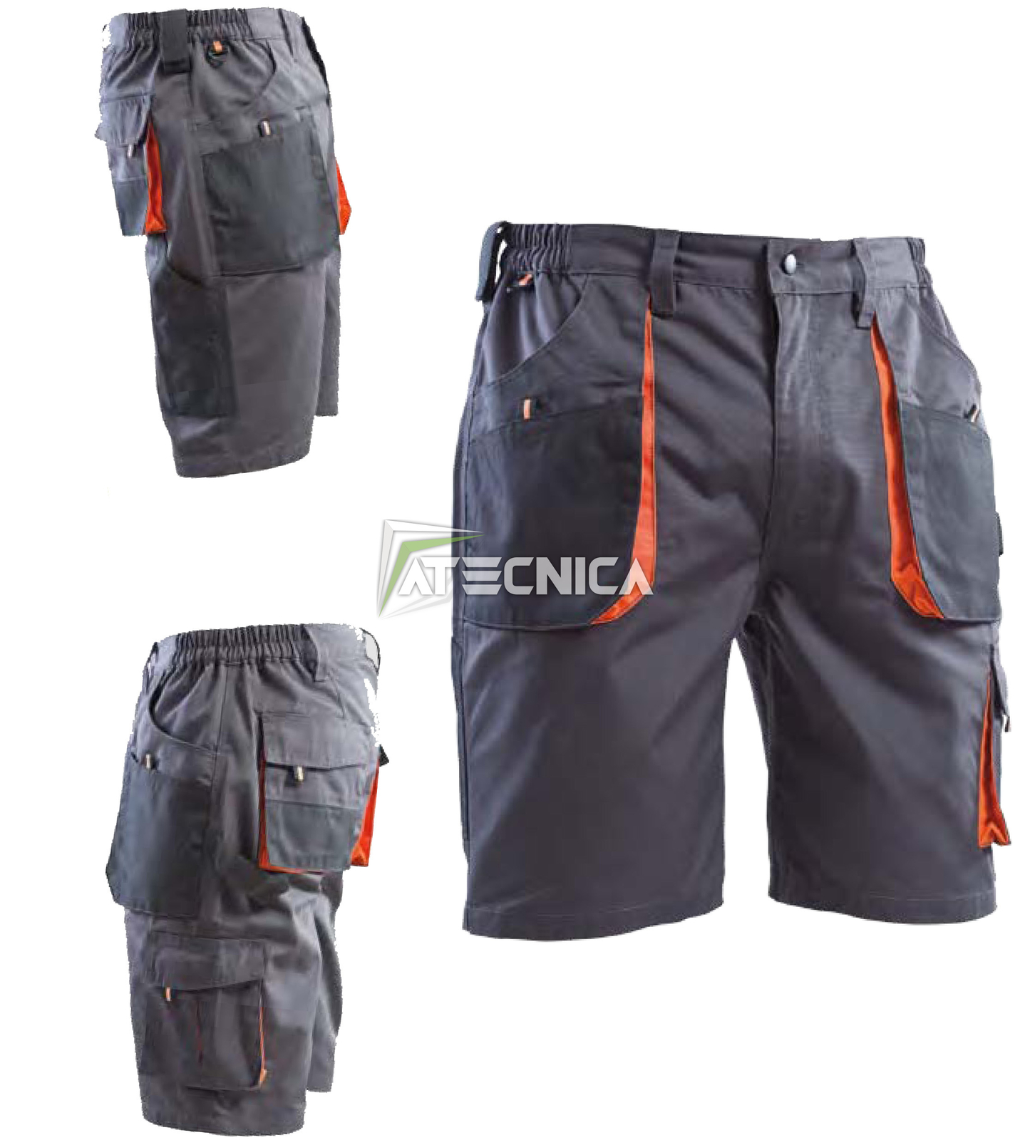Bermudas Multibolsillos de Trabajo aerre liberty 2 Cortos Corto Tejido Técnico
