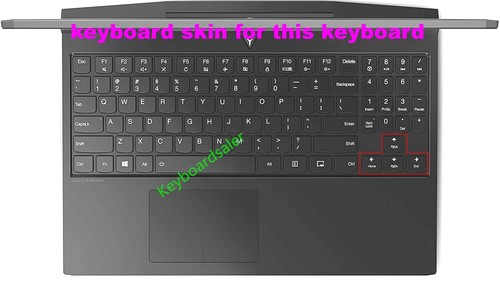 US Keyboard Skin Cover for Lenovo Y730 Y730-17ich Y740 Y740-17ICHg Y740-17IRH - Picture 7 of 8