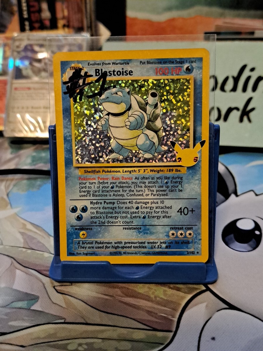 Blastoise(カメックス) 25th 2/102 1枚 1 Pokemon Blastoise 2/102 Celebrations 25th Classic Collection
