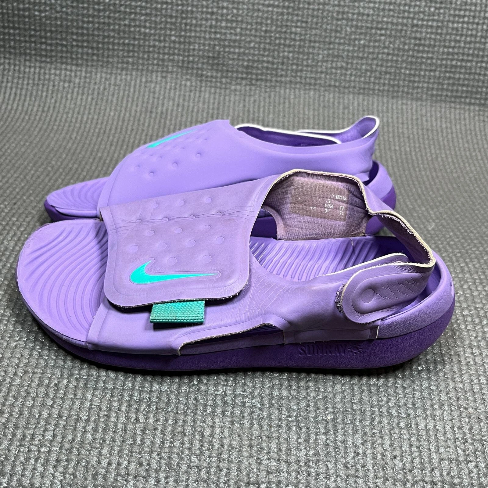 Sandali Nike Sunray Adjust 5 slingback bambini taglia 13C viola AJ9076 500 slingback