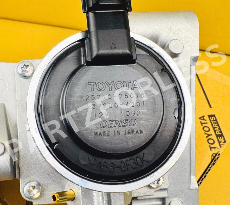 25710-75015 TOYOTA ORIGINAL OEM 4RUNNER TACOMA 2.7L 2TRFE VÁLVULA DE CONMUTACIÓN DE AIRE NUEVO Foto 3 de 4