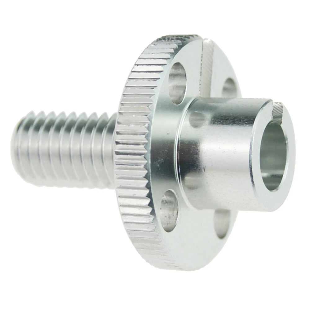 Bowdenzug Stellschraube geschlitzt M10 Alu silber 35 mm Motorrad  