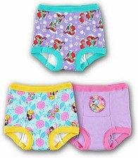 Disney Princess Toddler Girls' 3-Pack Training Pants Size 2T 