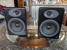 Audioengine A5 Black Bookshelf Speakers (READ...