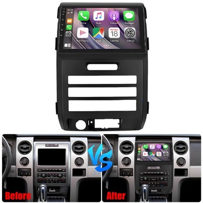 CAR STEREO RADIO FOR FORD F150 2009-2014 F-150 Fit For CARPLAY ANDROID 13 GPS BT