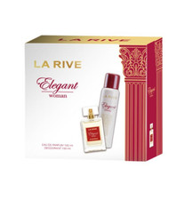 La Rive Elegant Woman EDP & Deodorant Gift Box Set Luxury Amber Fragrance NEW