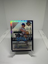 2024 Panini Prospect Edition Mason Montgomery Optic Prizm Ticket RC Auto #/125