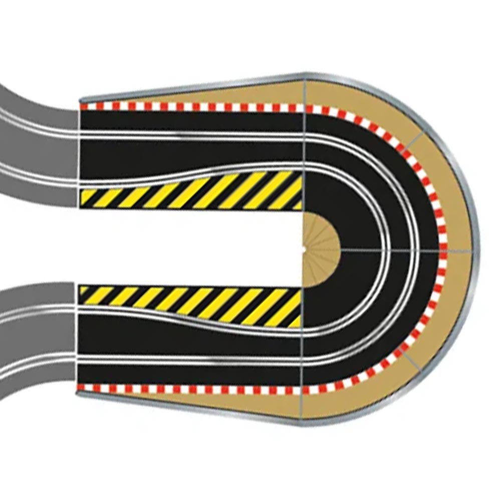 Scalextric C8512 C8195 Scalextric Hairpin Curve Track Accessory Pack