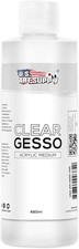 Clear Gesso Primer 16Oz for Oil Acrylic Painting - Enhances Blending Canva