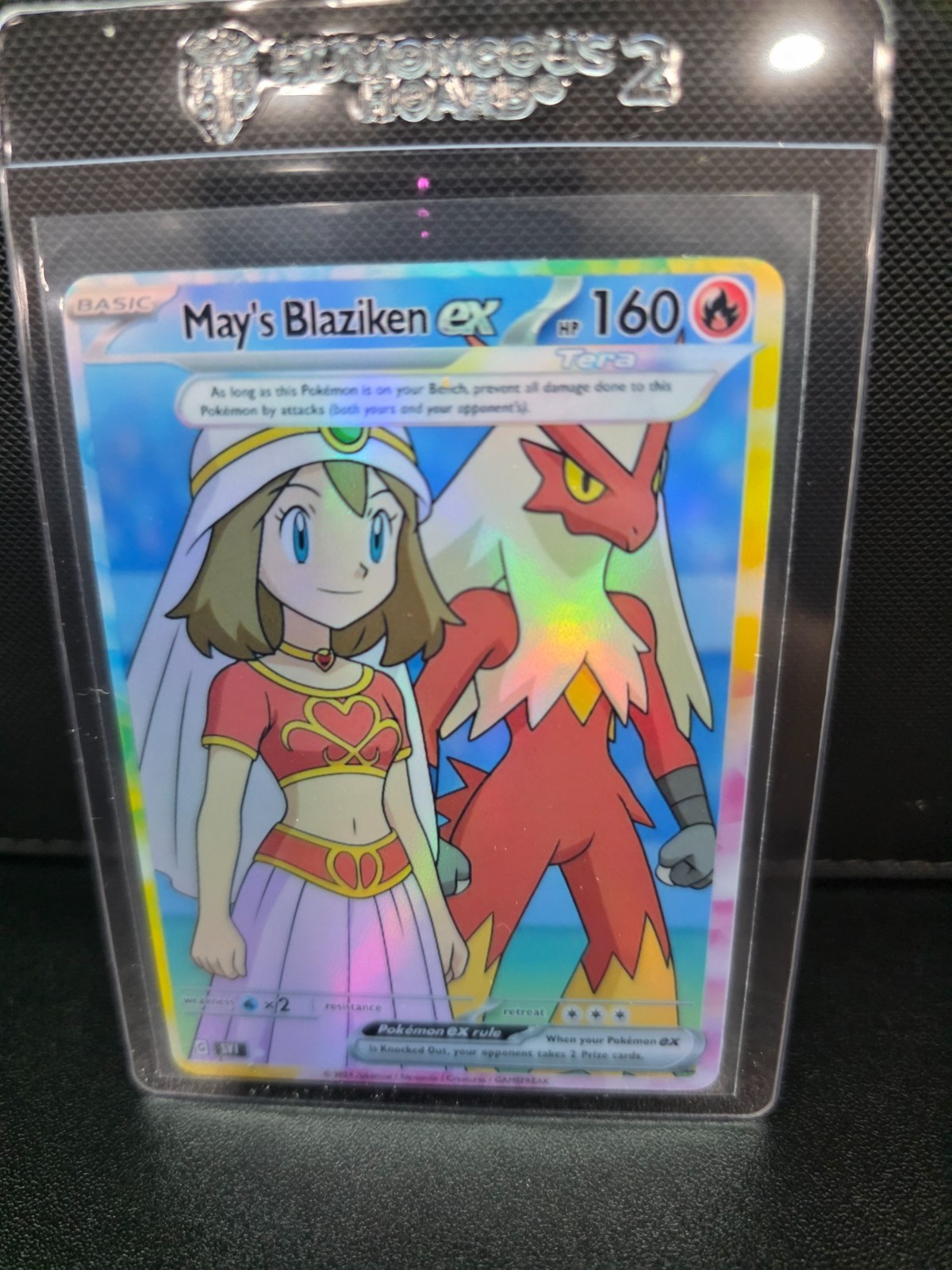 CUSTOMmade madeTOorder full art holo pokemon card PTL802 May's Blaziken