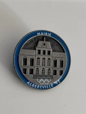 PIN'S JO ALBERTVILLE MAIRIE 1992 ***** L'EPINGLERIE - Photo 1/2