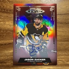 2021-22 Upper Deck Stature Red Auto /25 Jason Zucker #12 Auto