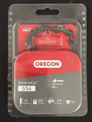 OREGON 16'' S54 Replacement Chainsaw Chain  McCulloch 3/8''  .050''