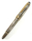 Mont Blanc Meisterstuck Solitaire Fountain Pen 925 Silver gold trim 18k Nib — photo 6