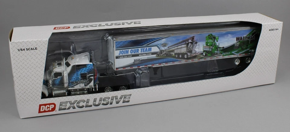 1:64 DCP *WALINGA* Kenworth W900L 86" Studio Sleeper w/53' Van Trailer NIB - Image 3 of 3