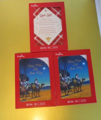 3 New Boxes Religious Christmas Cards 54 Total Wise Men Still Seek Him