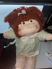 Vintage Cabbage Patch Kids Doll - Red Yarn Hair & Brown Eyes - Freckles