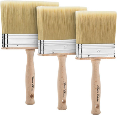 Bates- Deck Stain Brush Set, 4 , 5  and 6 , Stain Brushes for Wood, Deck Stain A