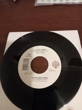 Little Texas God Bless Texas Cutoff Jeans  45 RPM Warner Bros 7-18385 VG Conditi