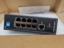 8 Port Gigabit Industrial Switch,DIN-Rail Unmanaged Ethernet Switch with 15W ...