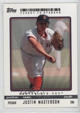 2009 Topps Ticket To Stardom Justin Masterson #200 6q3