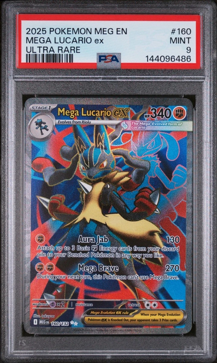 Lucario Pokémon TCG Professional Sports Authenticator (PSA